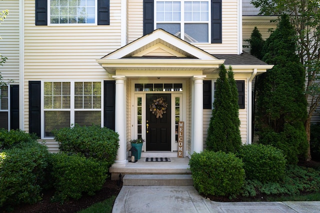 view of property entrance