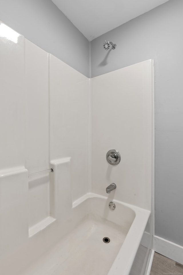 bathroom featuring bathtub / shower combination