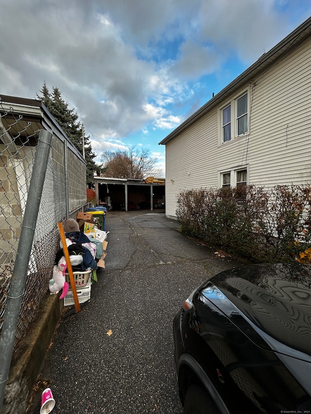 view of side of home