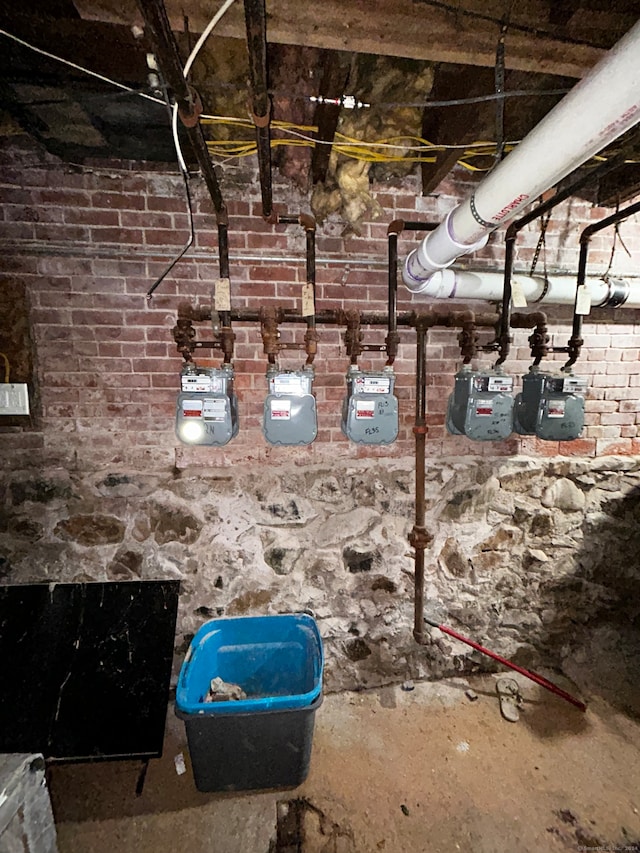 view of utility room