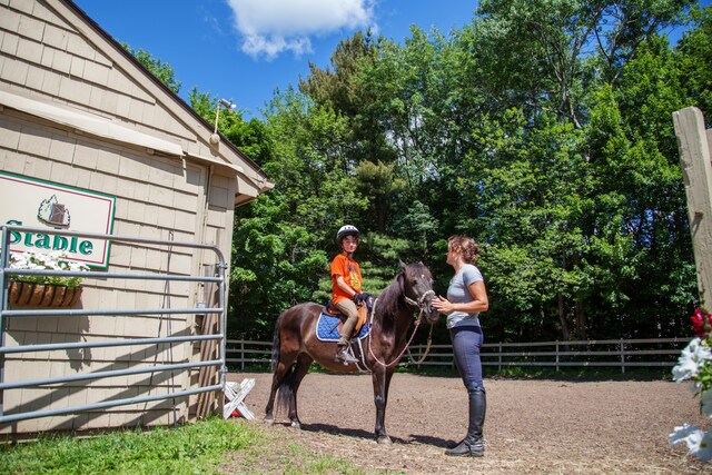 view of stable