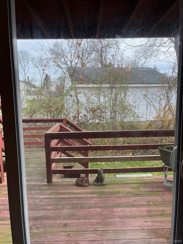 141 Carriage Path S Unit 141, Milford, CT 06460 - view of wooden terrace