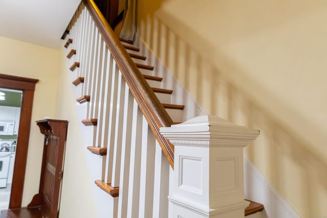 view of stairs