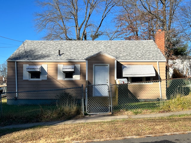 view of bungalow-style home