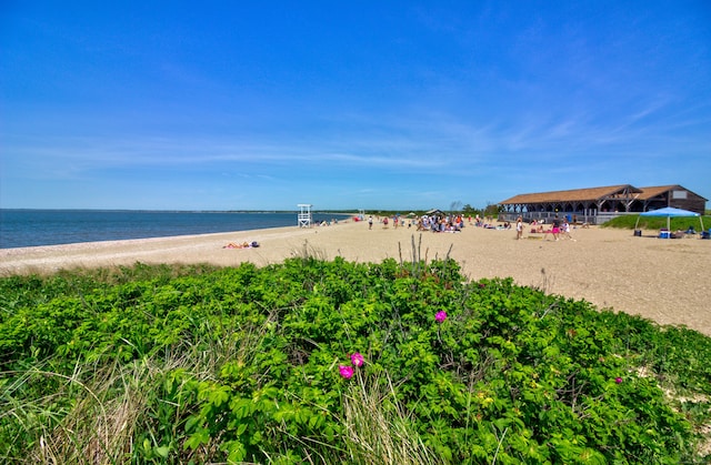 water view featuring a view of the beach