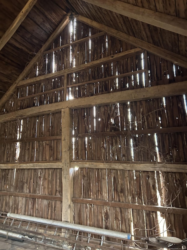 details featuring wood ceiling