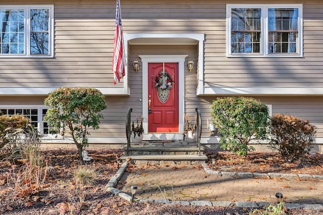 view of entrance to property