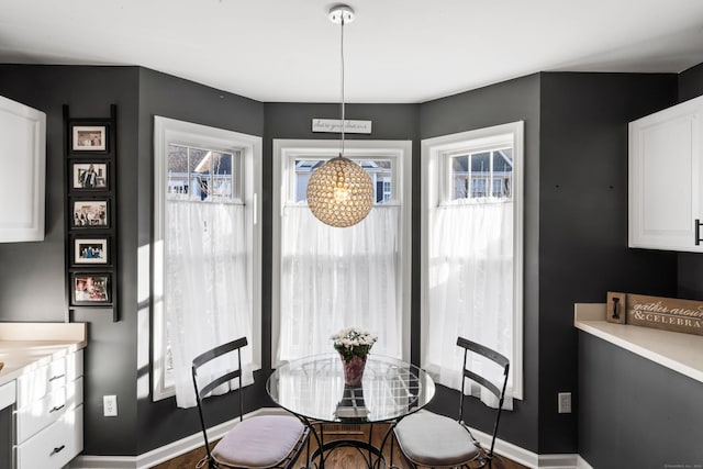 view of dining room