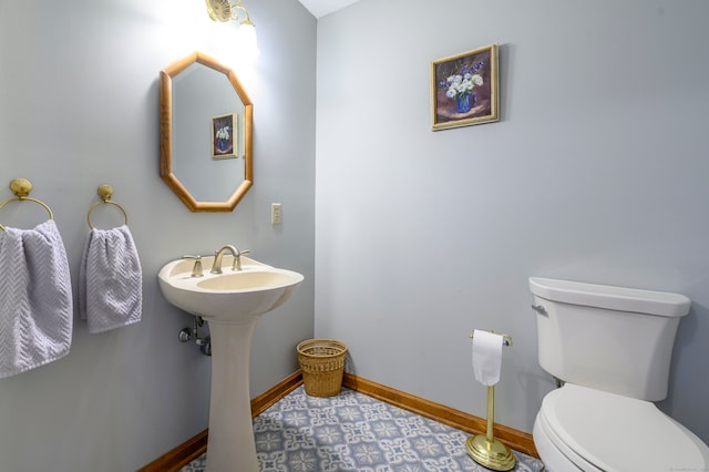 bathroom with toilet