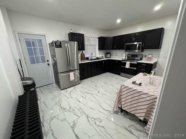 kitchen featuring sink and stainless steel appliances