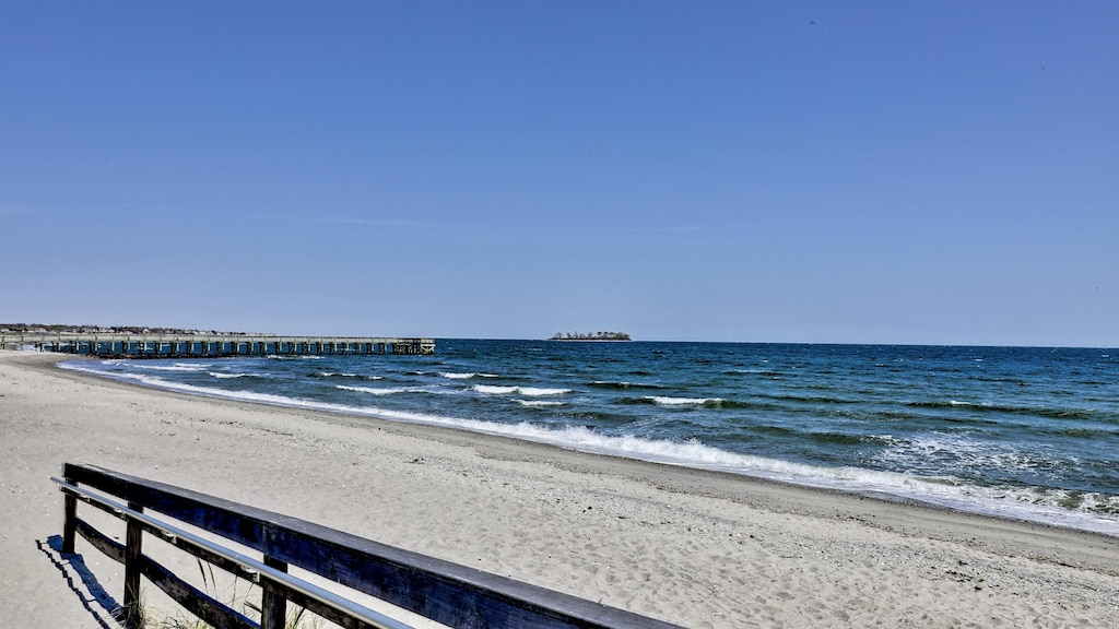 water view with a beach view