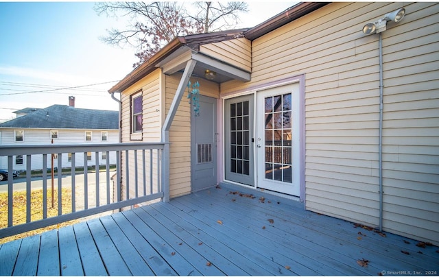 view of deck