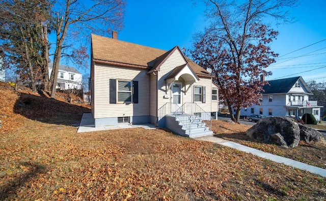 view of front of property