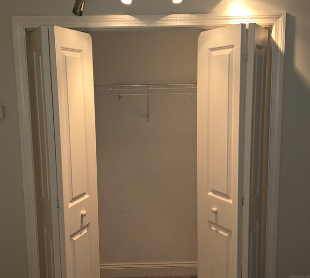 view of closet