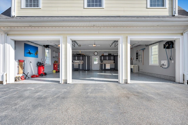 23 Olmstead Rd, East Haddam, CT 06423 - garage featuring asphalt driveway