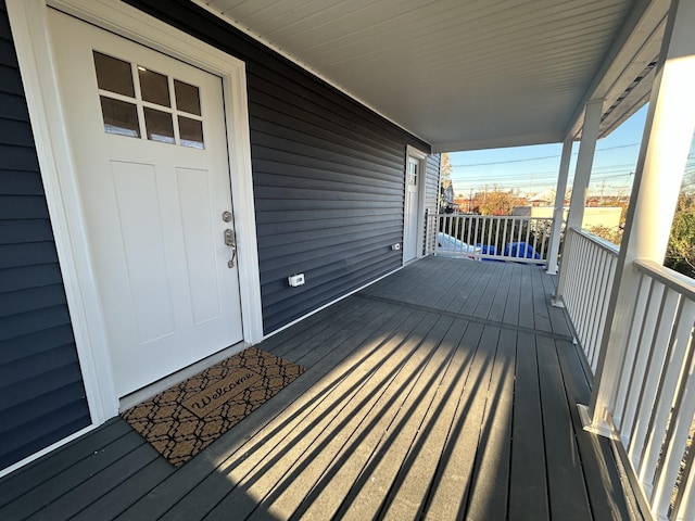 view of deck