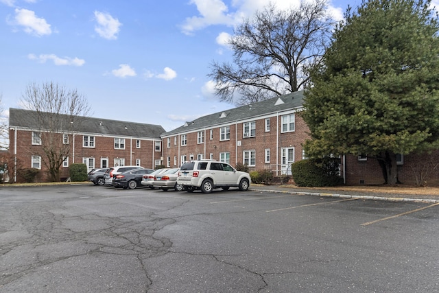 view of parking / parking lot