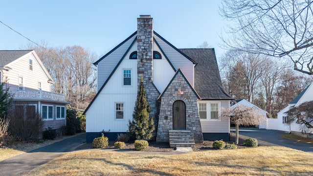 view of english style home