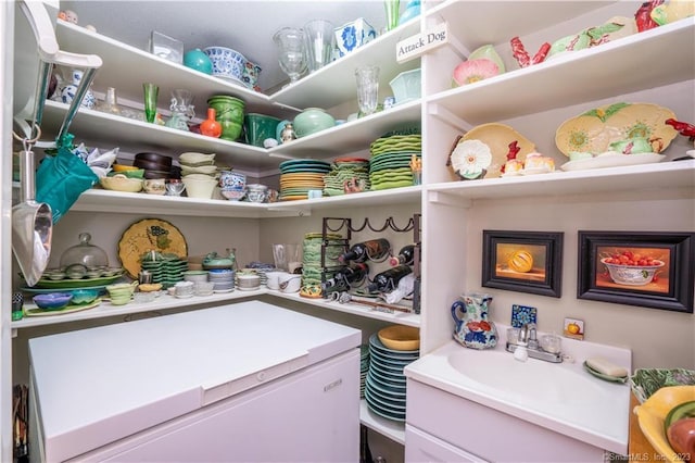 pantry with sink