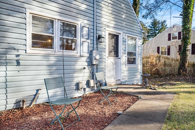 view of entrance to property