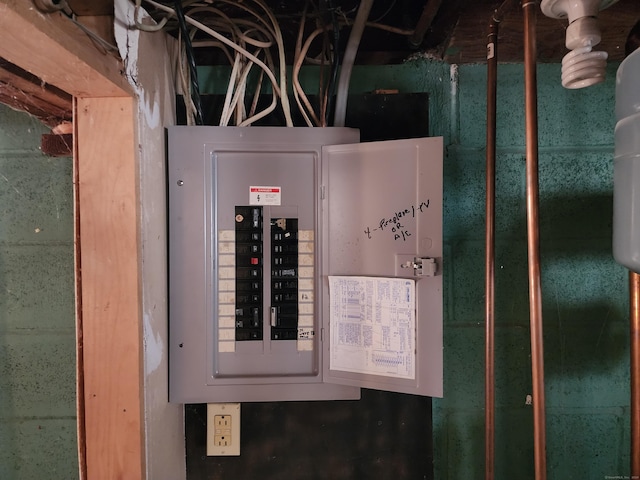 utilities with electric panel