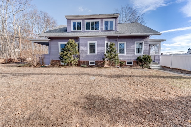 view of front of house