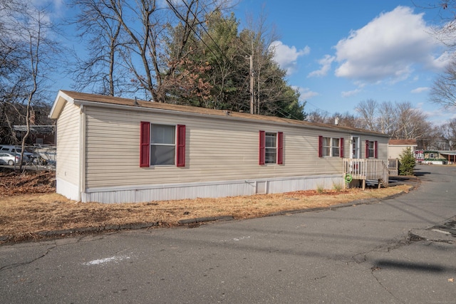 view of side of property