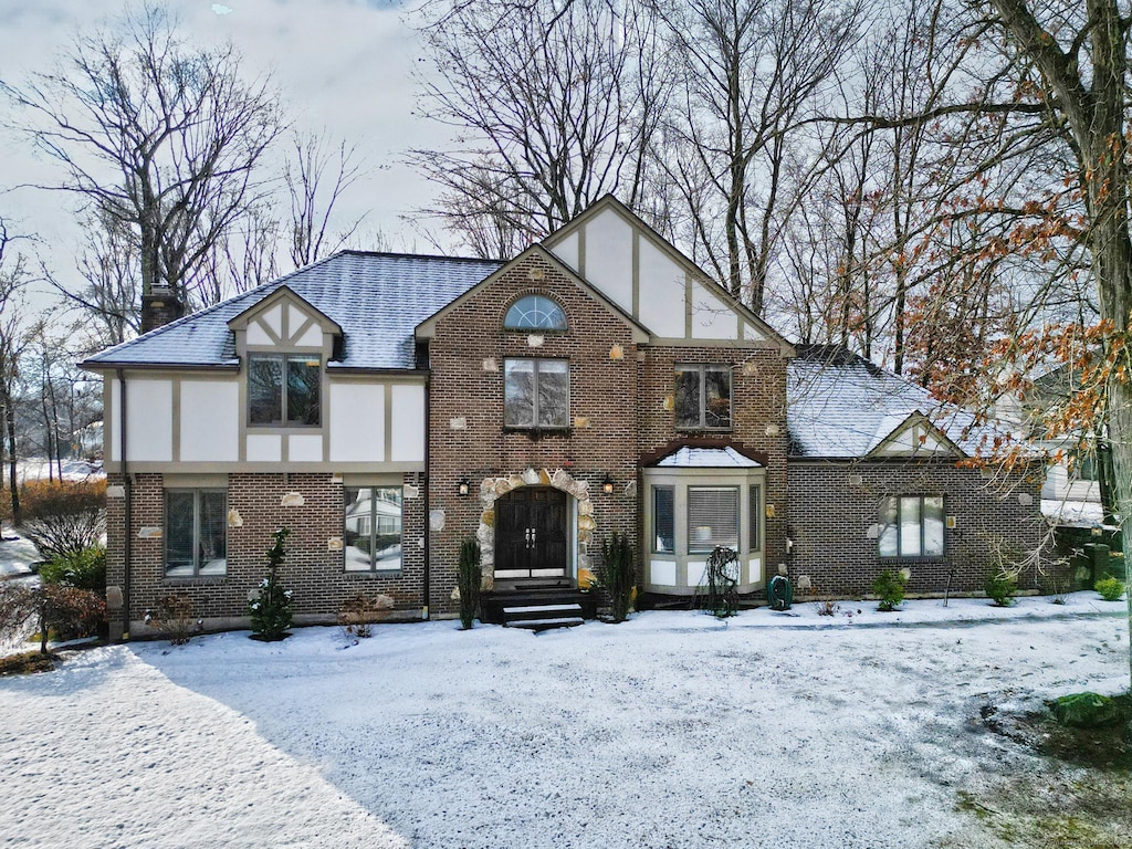 view of tudor house