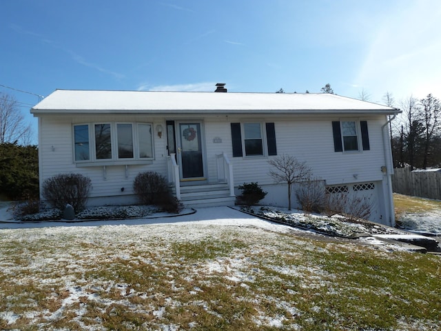 view of ranch-style house