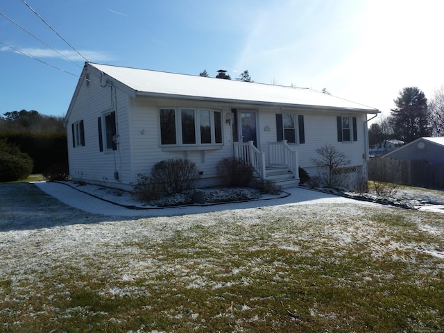 view of ranch-style home