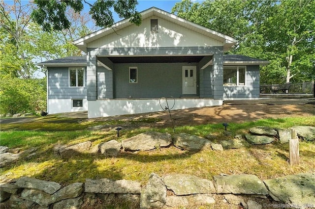 view of rear view of house