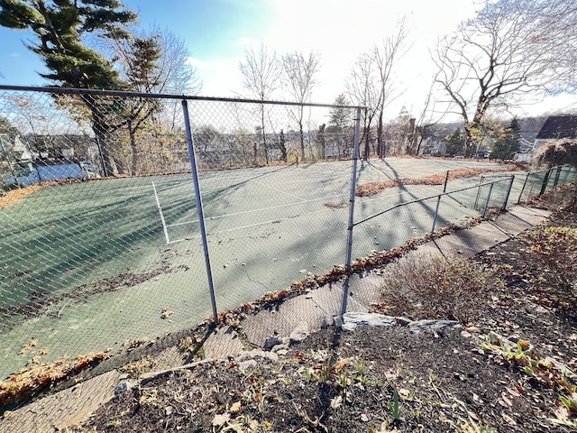 view of sport court