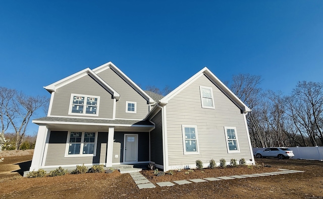 view of front of property