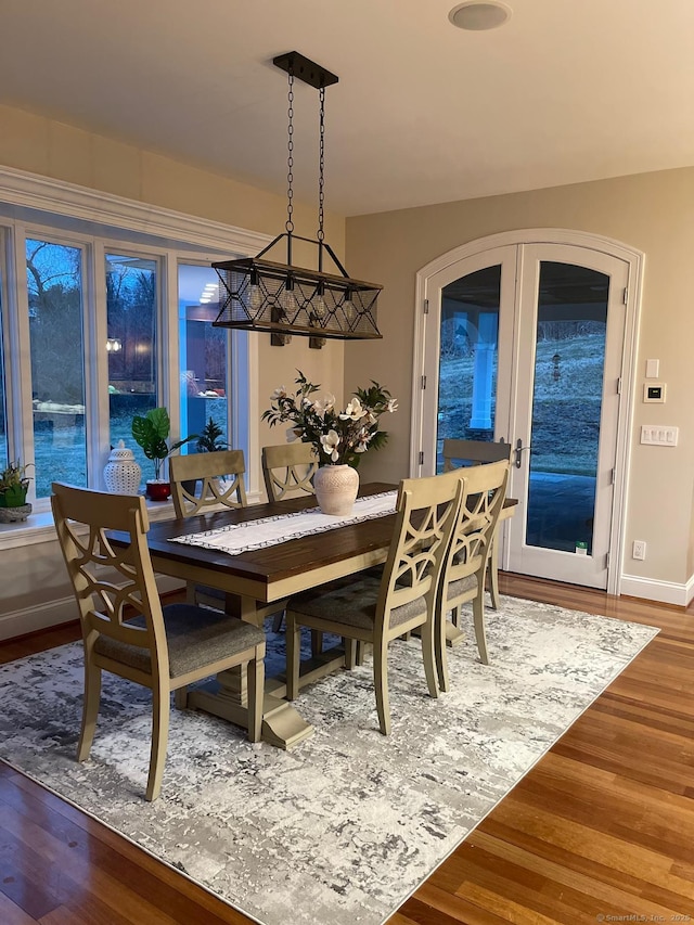 1461 Bunker Hill Rd, Watertown, CT 06795 - dining room with wood finished floors and baseboards
