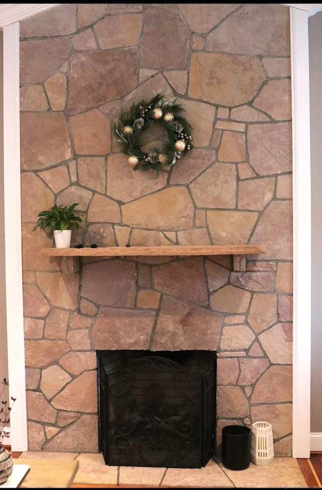 1461 Bunker Hill Rd, Watertown, CT 06795 - room details featuring a fireplace
