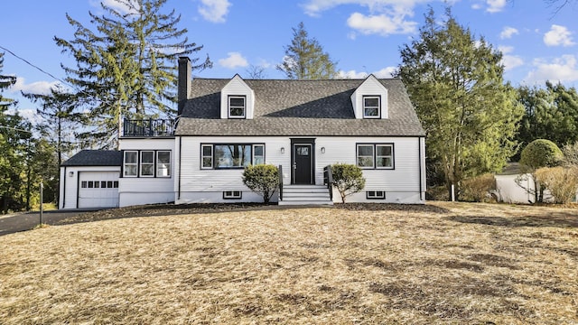 view of cape cod house