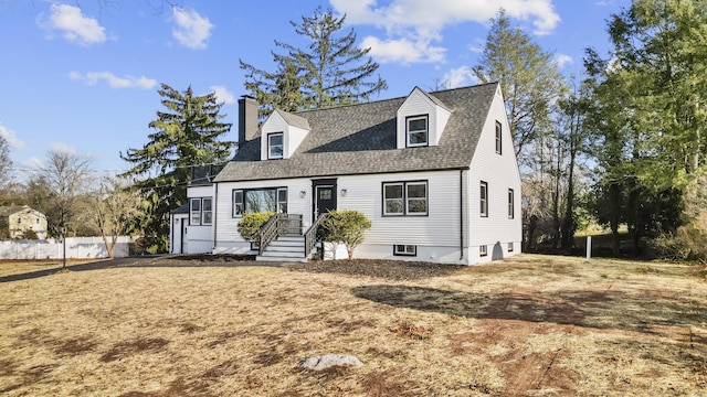 view of cape cod-style house