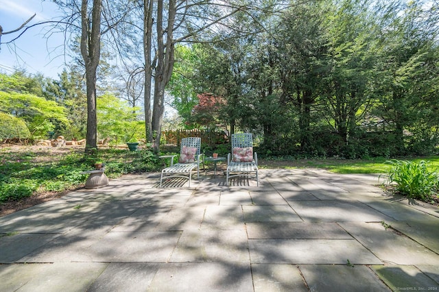 view of patio