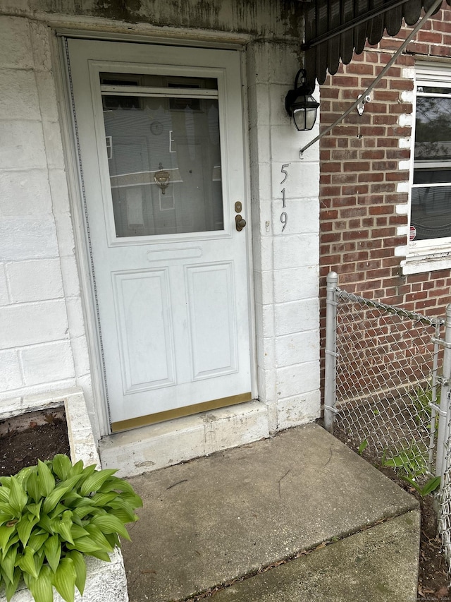 519BDLG-53 Success Ave Unit 519, Bridgeport, CT 06610 - property entrance featuring brick siding