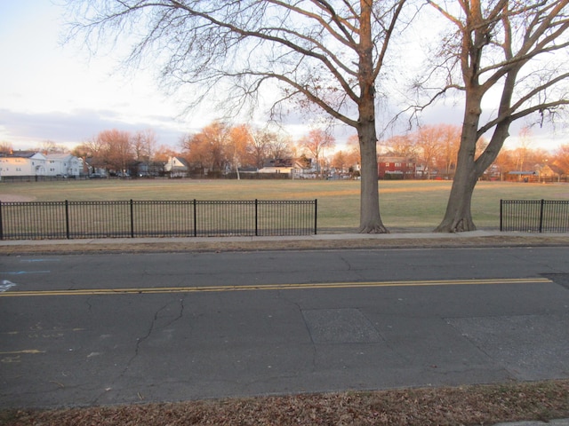 view of road