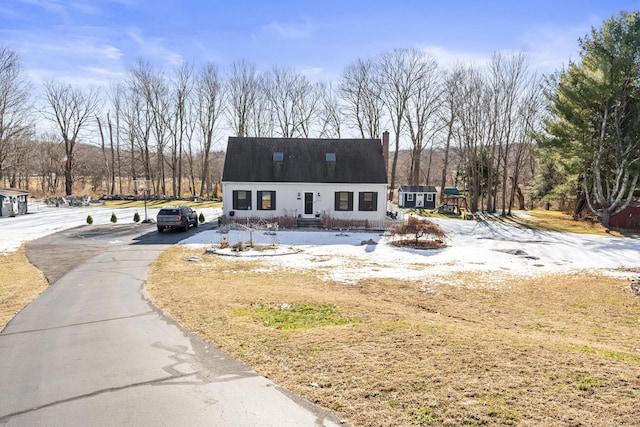 view of cape cod house