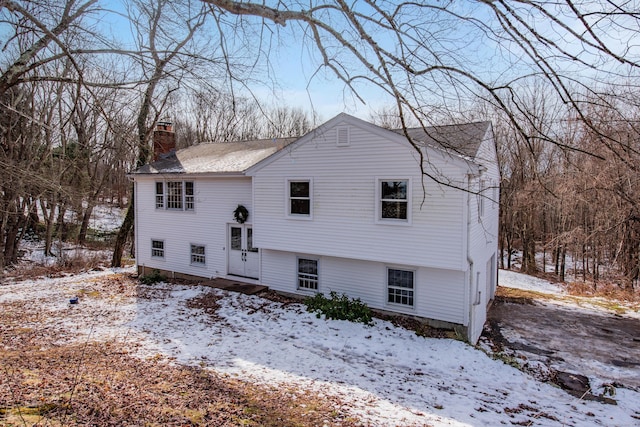 view of front of home