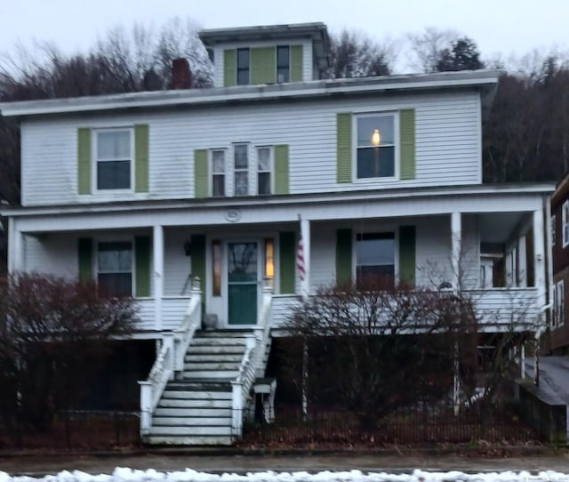 front of property with covered porch