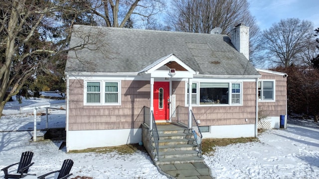 view of front of home