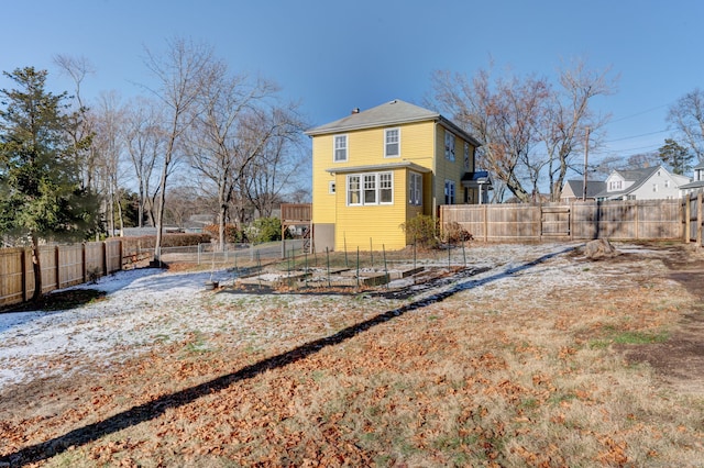 view of rear view of house