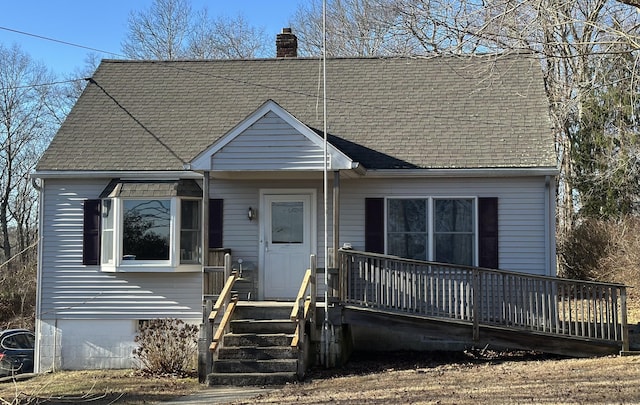 view of front of home