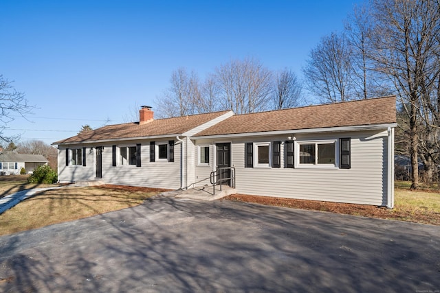 view of ranch-style home