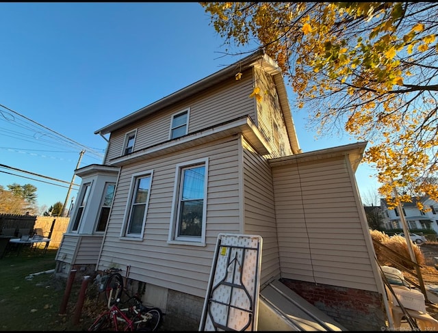 view of rear view of property