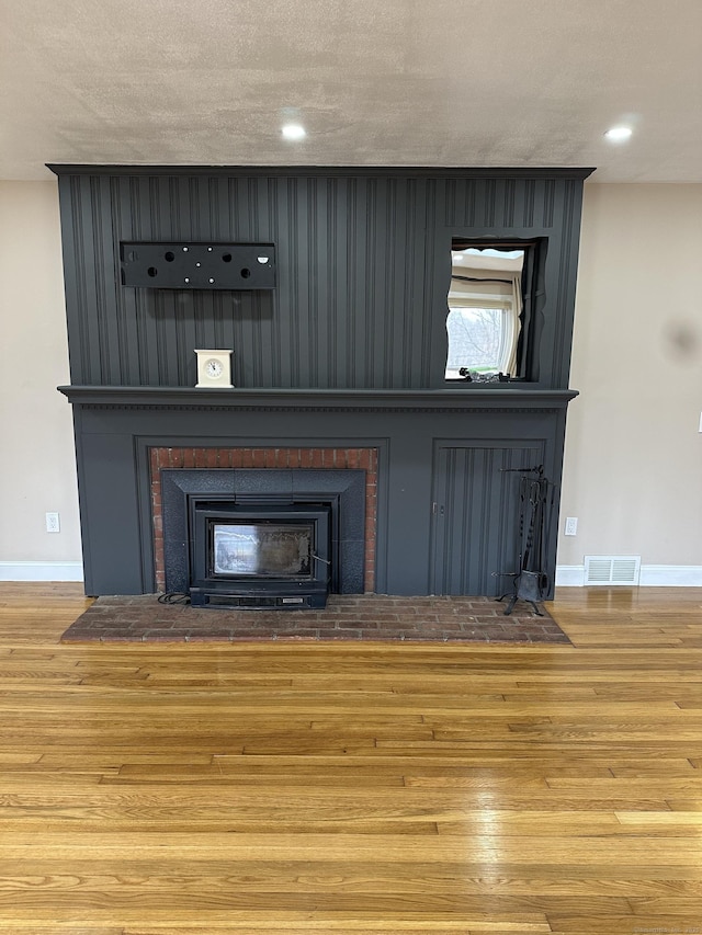 room details with hardwood / wood-style floors