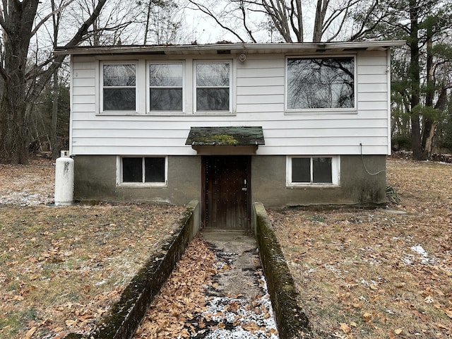 view of front of home